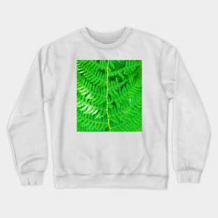 Green Forest Leaf Crewneck Sweatshirt